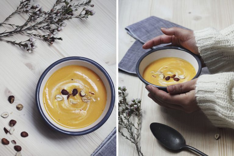 Velouté de carottes, lait de coco & citron vert – Söta Salt