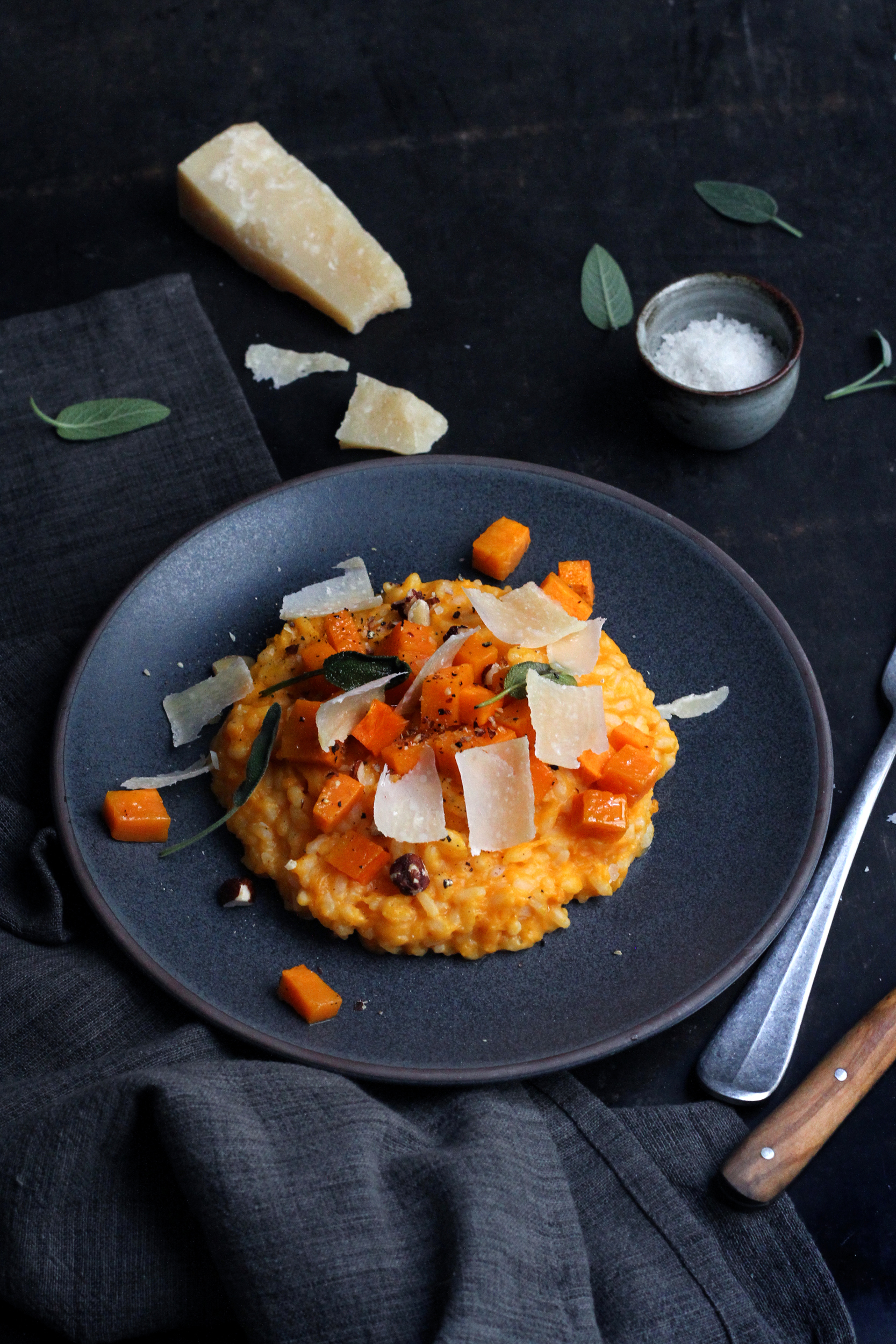 Risotto butternut, sauge &amp; noisettes – Söta Salt